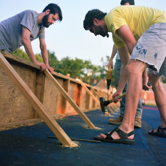 Building the new courts